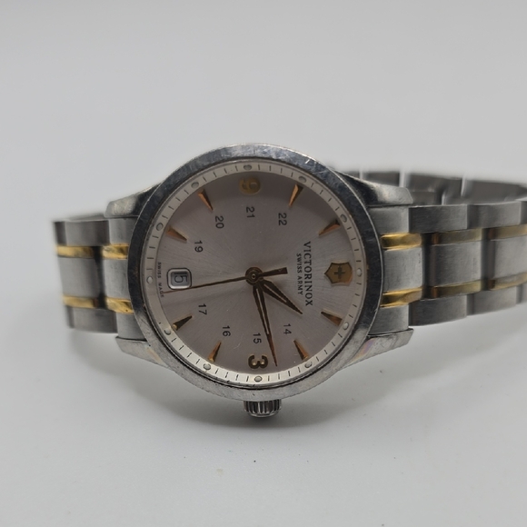 Victorinox Two-Tone Silver and Gold Swiss Army Alliance